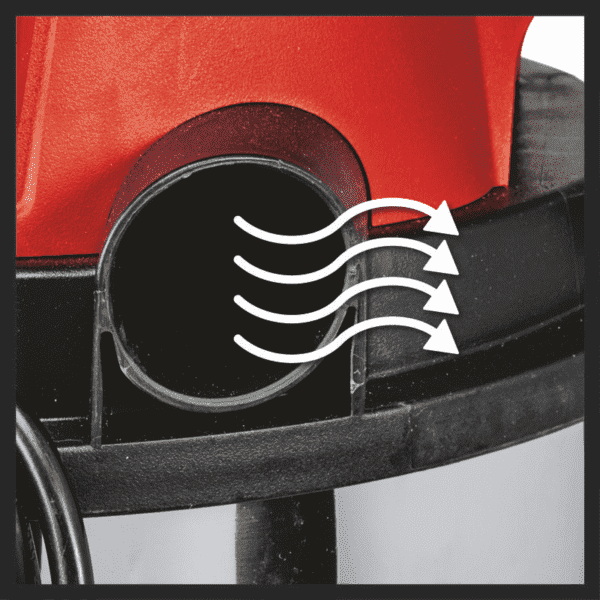 EINHELL Classic putekļu sūcējs sausai un slapjai sūkšanai, TC-VC 1815 S, 1250W, 15L - Image 5
