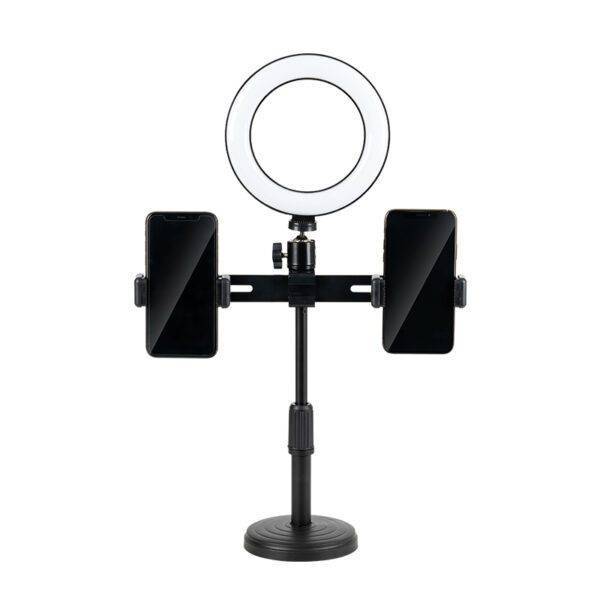 Gredzena tipa LED lampa HAVIT ST7021 ar statīvu