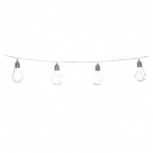 Dārza solāro lampu virtene