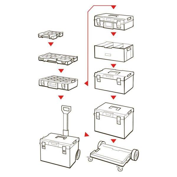 Instrumentu kaste QBrick System ONE Organizer M - Image 11