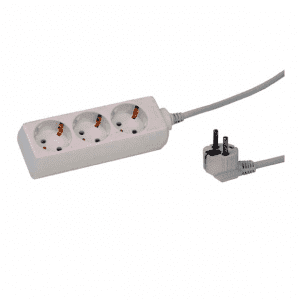 Pagarinātājs trīsvietīgs 3m, 3x1mm