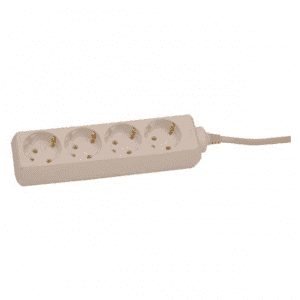 Pagarinātājs četrvietīgs 3m, 3x1mm