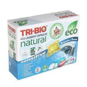 Tri-Bio kapsulas veļas mazgāšanai 14gb.