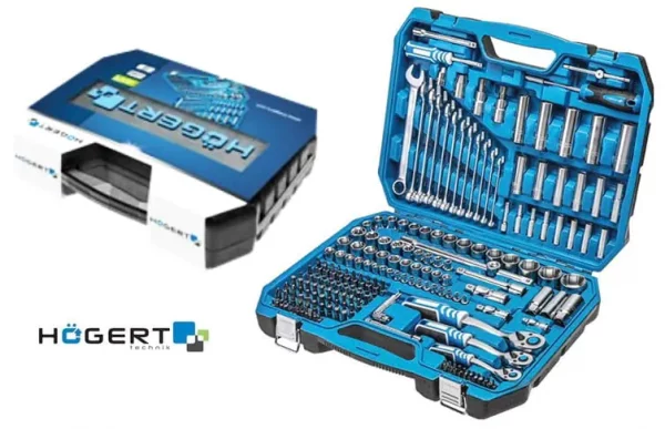 Instrumentu komplekts 222gb, 1/4", 1/2",3/8" HT1R444 - Image 3