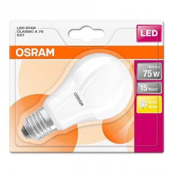 Osram LED Star spuldze CLA75 11W E27 - Image 3