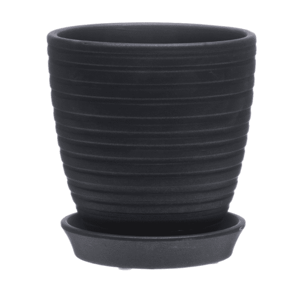 4Living Puķu pods ar paliktni, 15cm - Image 3