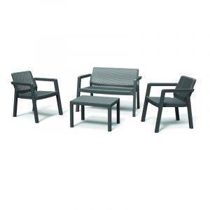 Keter Dārza mēbeļu komplekts Emily Patio Set, Pelēks