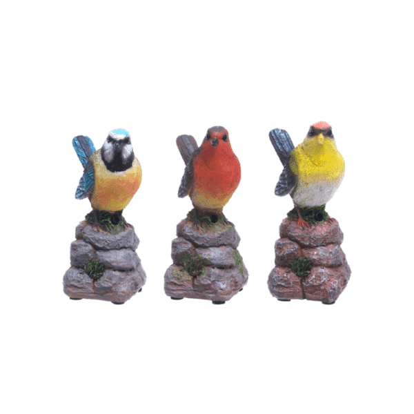 4Living Dārza dekors Putns ar sensoru, 10cm - Image 2