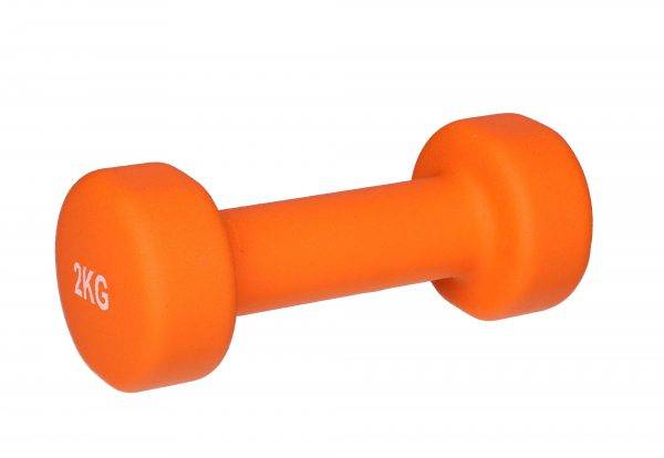 Atom neoprēna hantele, 2kg - Image 3