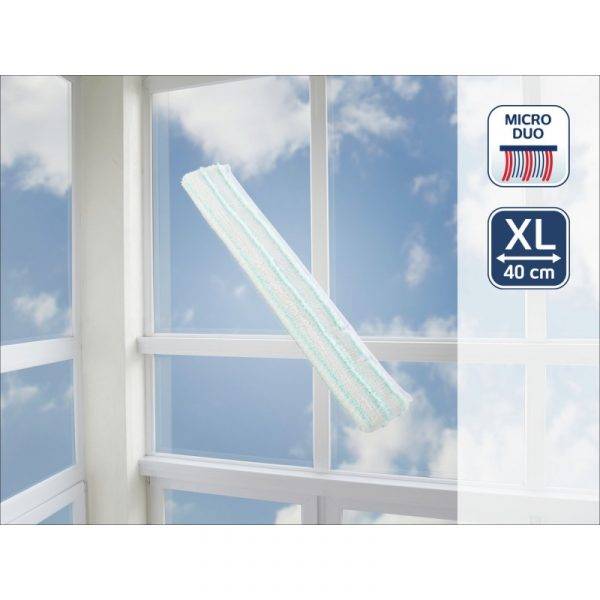 LEIFHEIT Logu birstes nomaināmā švamme Window Slider XL micro duo, 40cm - Image 2