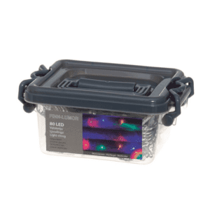 Finnlumor gaismas virtene 80LED, krāsaina IP44