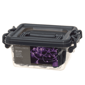 Finnlumor Gaismas virtene 40LED, violeta IP44