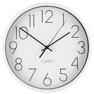 4Living Sienas pulkstenis 25cm, balts