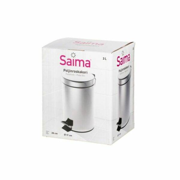 Saima Atkritumu tērauda tvertne, 3L - Image 4
