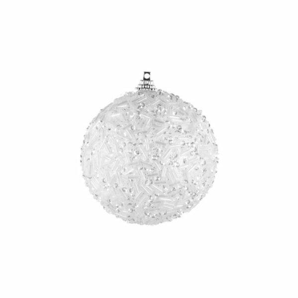 Winteria Egles bumba, balta, 8cm - Image 2
