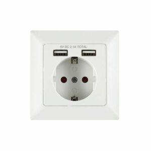 TARMO Rozete + 2 USB porti