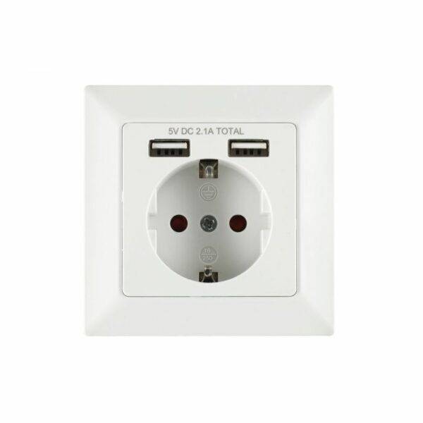TARMO Rozete + 2 USB porti