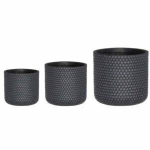 4Living Āra puķu pods Honey, tumši pelēks