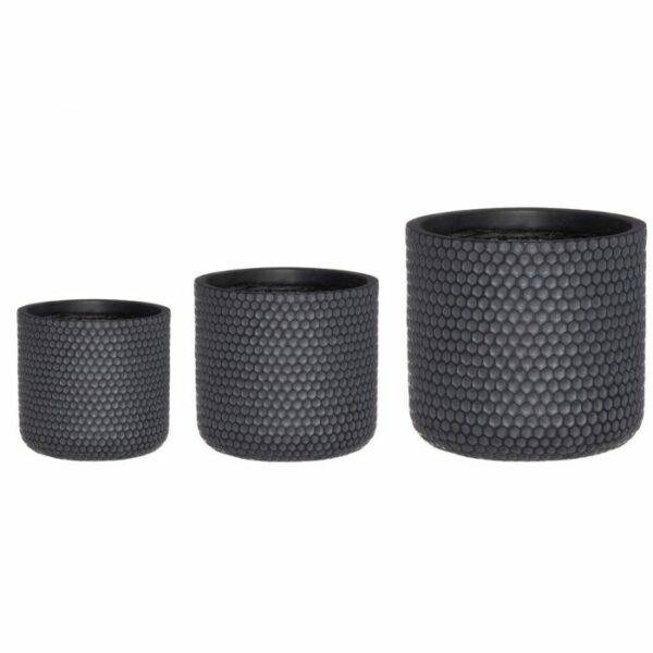 4Living Āra puķu pods Honey, tumši pelēks