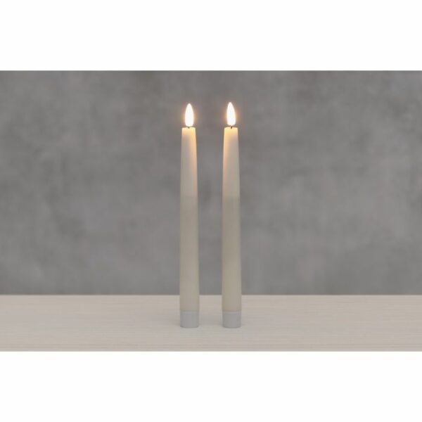 Finnlumor LED svece ar 3D liesmu 25cm/2gab.
