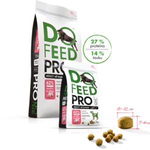 Suņu barība DO FEED PRO 15 kg ar mājputnu gaļu