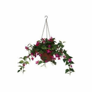 4Living Mākslīgais zieds Fuksija piekaramā 22cm