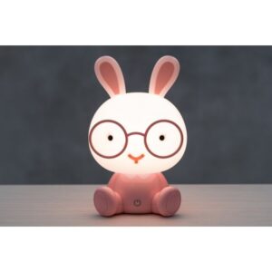 Bērnu istabas lampa Zaķītis, rozā