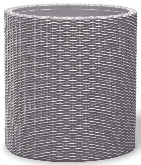 Puķu pods Medium Cylinder Planter gaiši pelēks